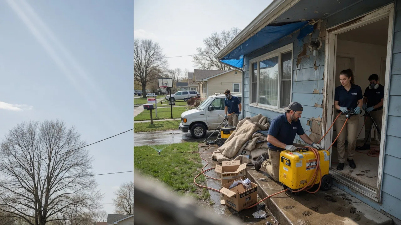 Basement Flood Cleanup in Metcalf, IL near me